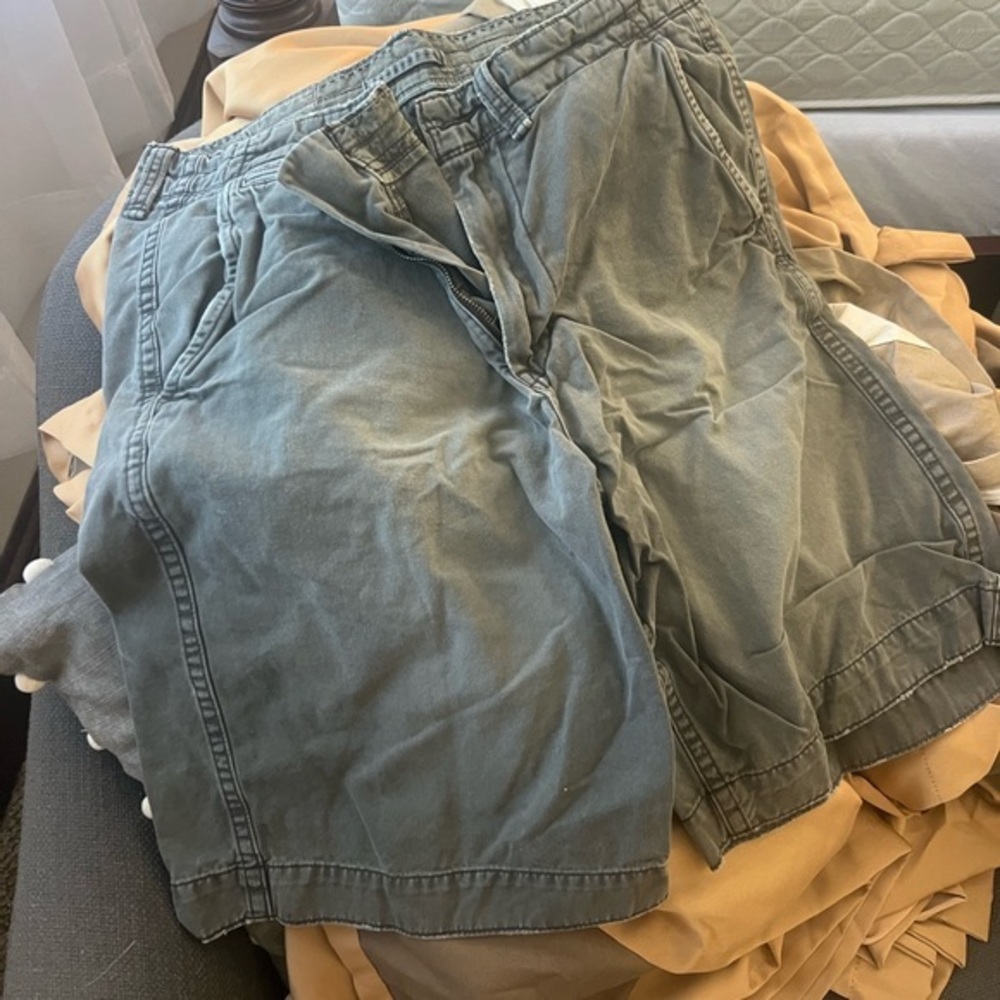 American Eagle Outfitters Green Cargo Shorts